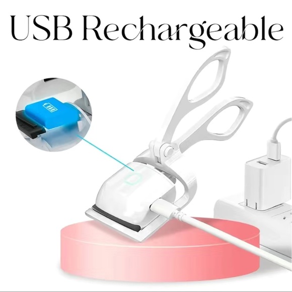 Heated Eyelash Curlers,Rechargeable Electric Eyelash Curler - Picture 3 of 5